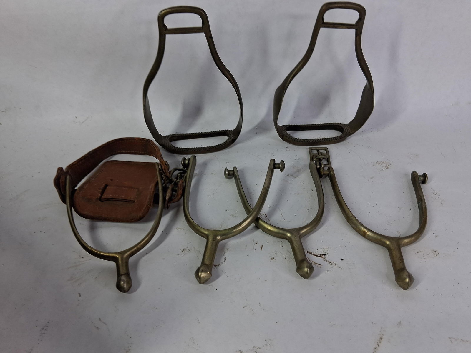 Brass Stirrups and Boot Spurs (1 of 5)