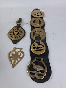 Brass Horse Medallions