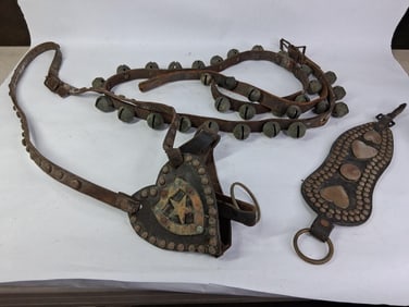 Leather & Brass Parade Bridle and Sleigh Bells