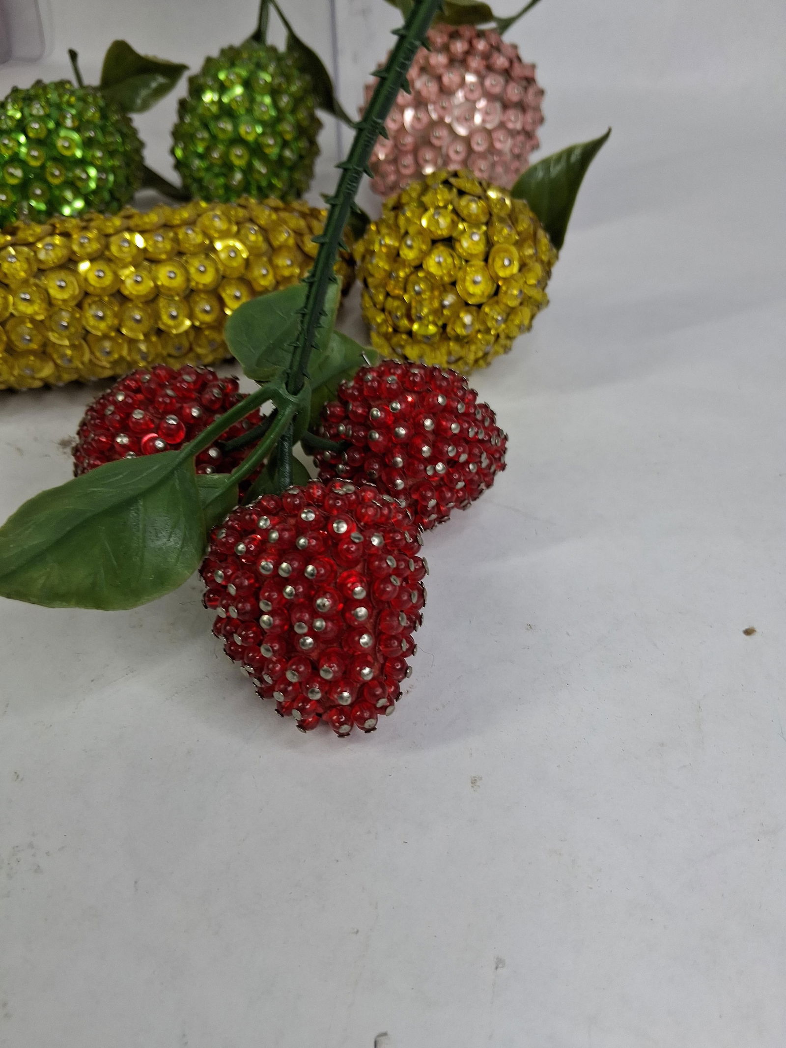 Sequined Decorative Fruit - 2