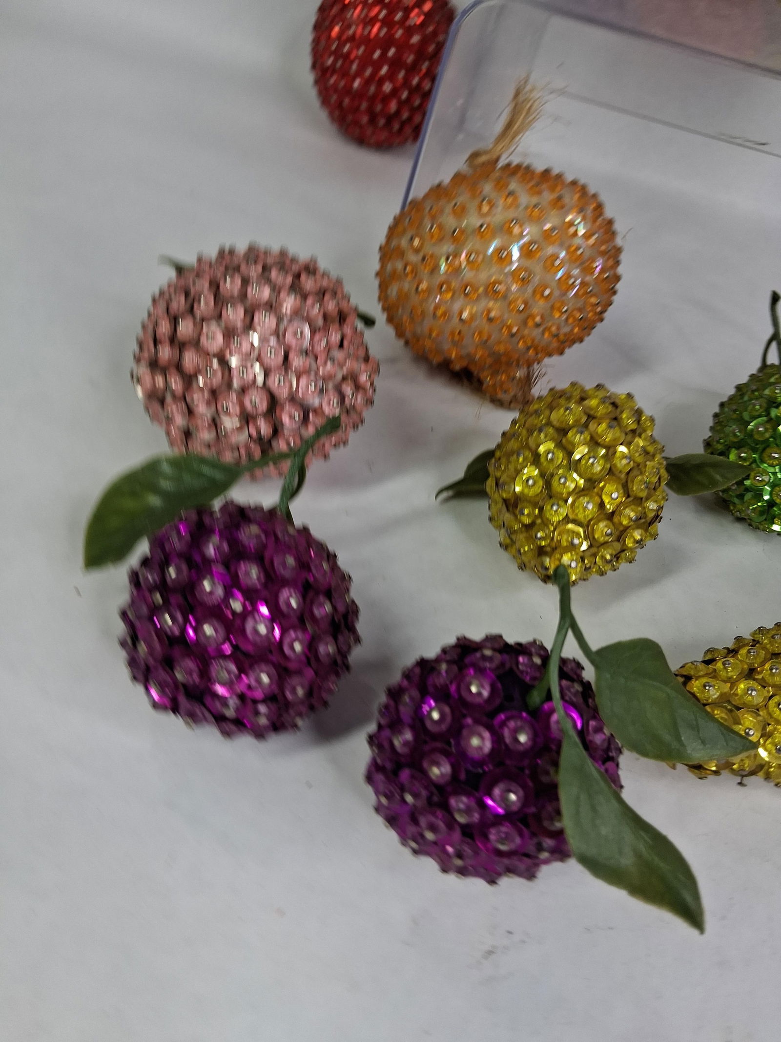 Sequined Decorative Fruit - 5