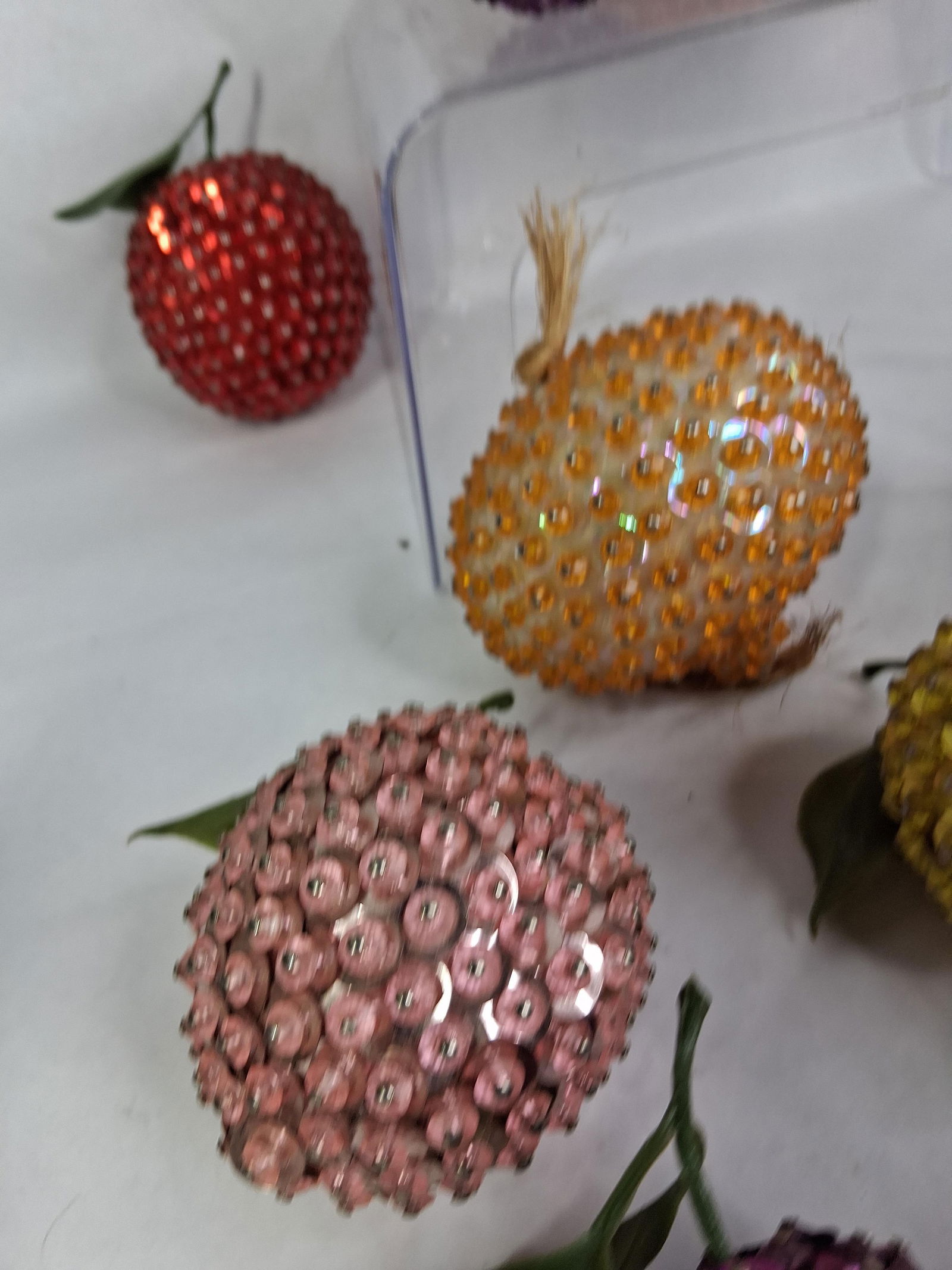 Sequined Decorative Fruit - 8