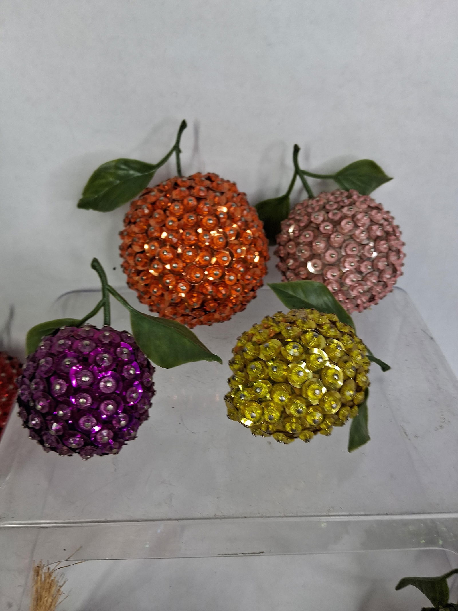 Sequined Decorative Fruit - 9