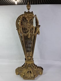 French Style Brass Peacock Fire Screen