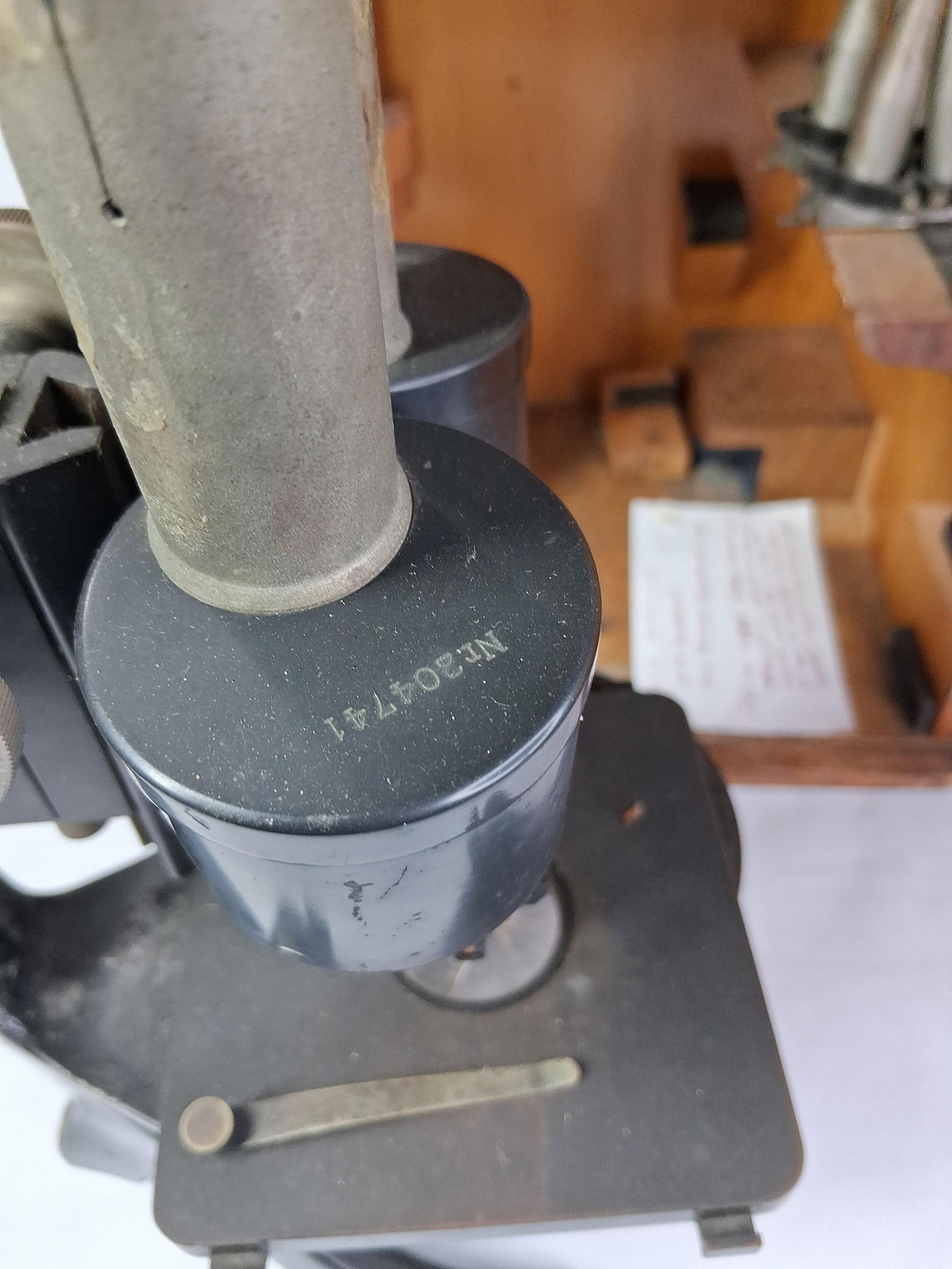 Zeiss Microscope In Original Dovetailed Case - 3