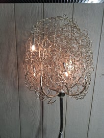 Hollywood Brand Van Egmond Style Floor Lamp in Silver