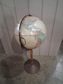 Replogle World Classic Series Pedestal Globe by LeRoy M. Tolman Cartographer