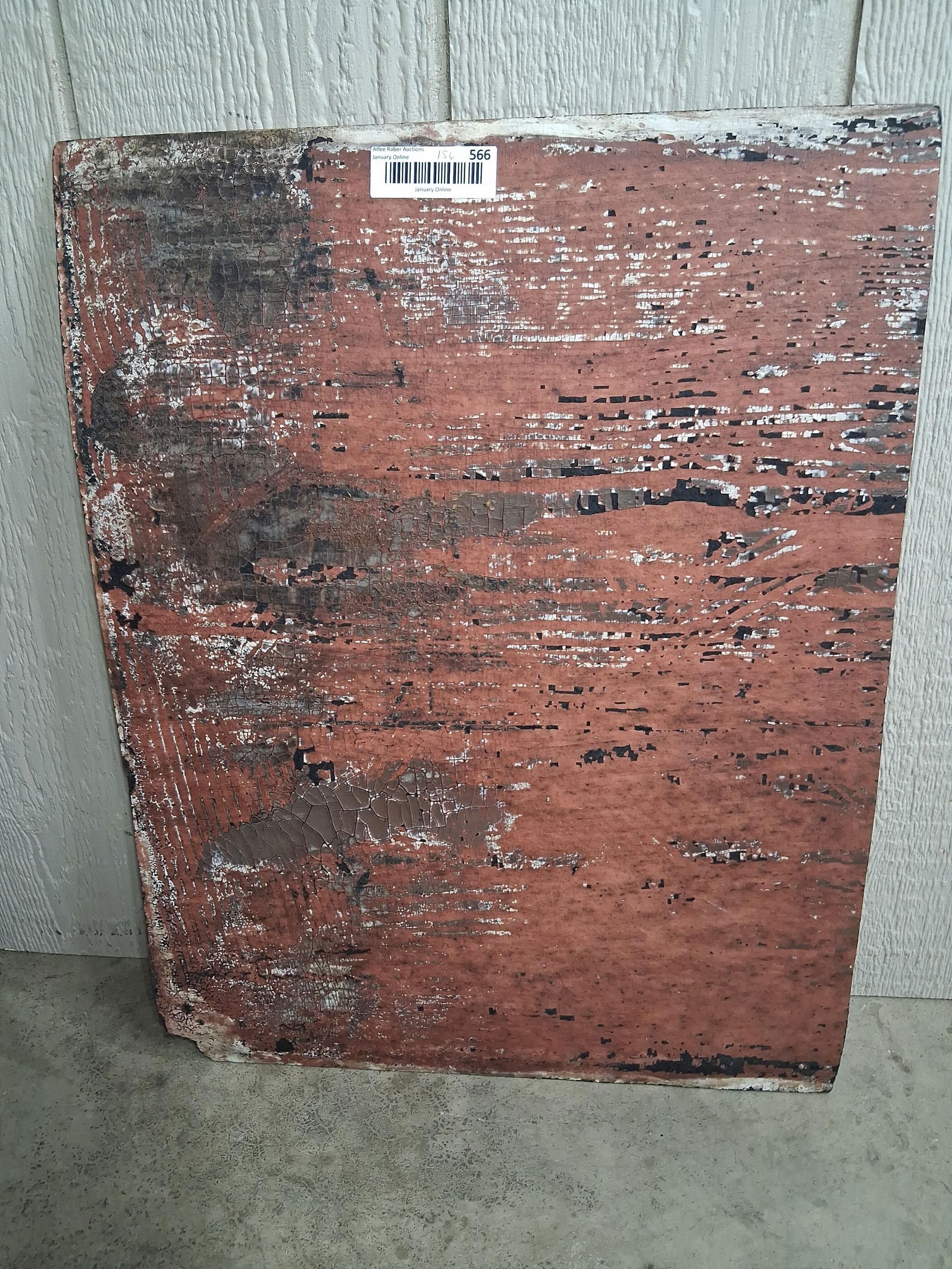 Leather Hand Painted Wonder Bread Display Sign - 4