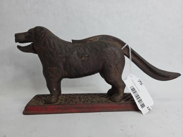 Antique Cast Iron Nut Cracker Dog
