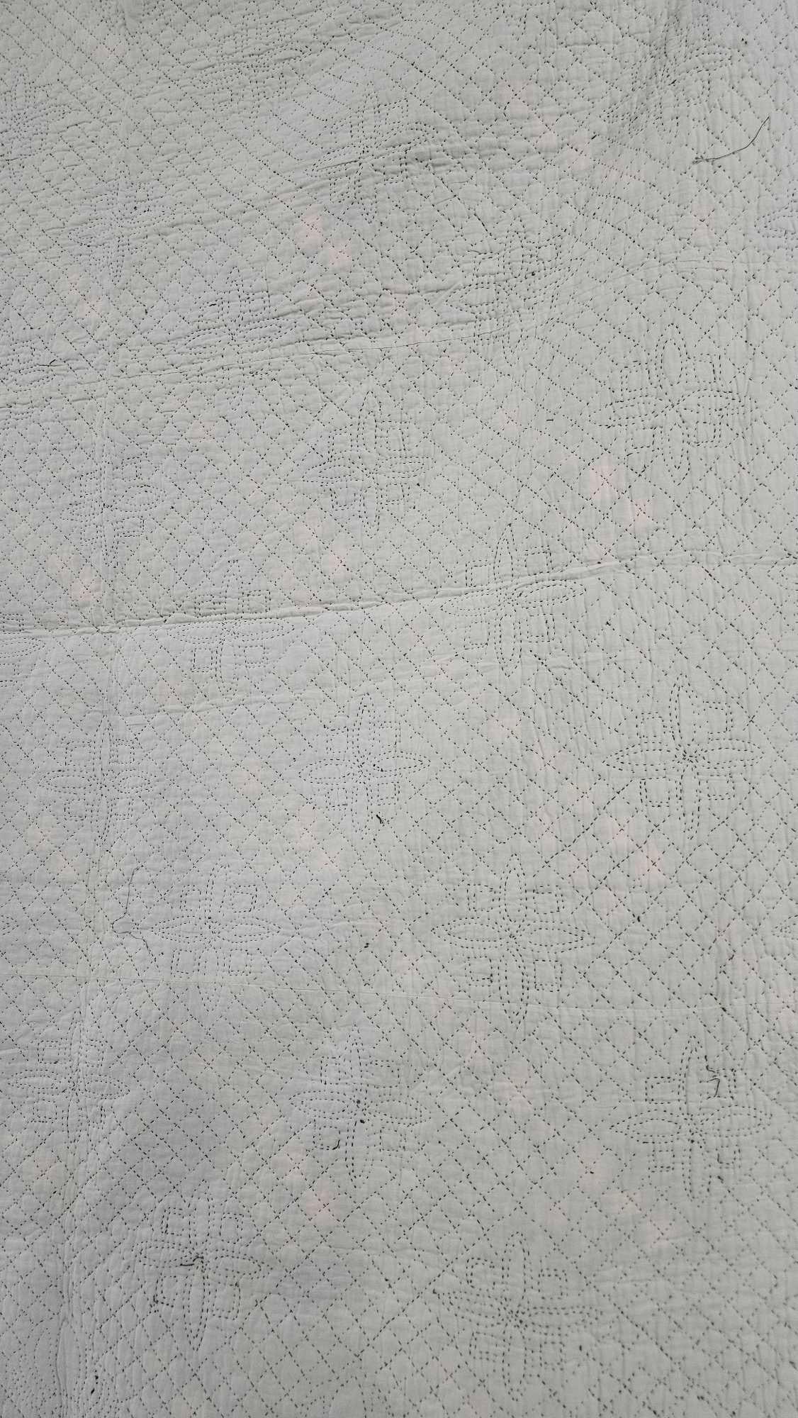 Amish Hand Stitched Triple Irish Chain Multi Colored Patchwork Quilt - 5