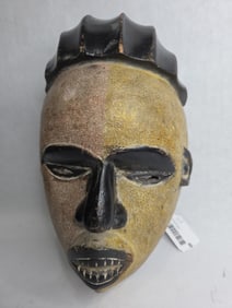 Hand Carved African Igboo or Ogoni Tribal Cultural Ceremonial Dance Mask