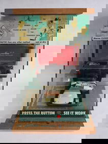 Sunbeam Shavemaster Store Display Case Inc. Remington and Norelco Shavers