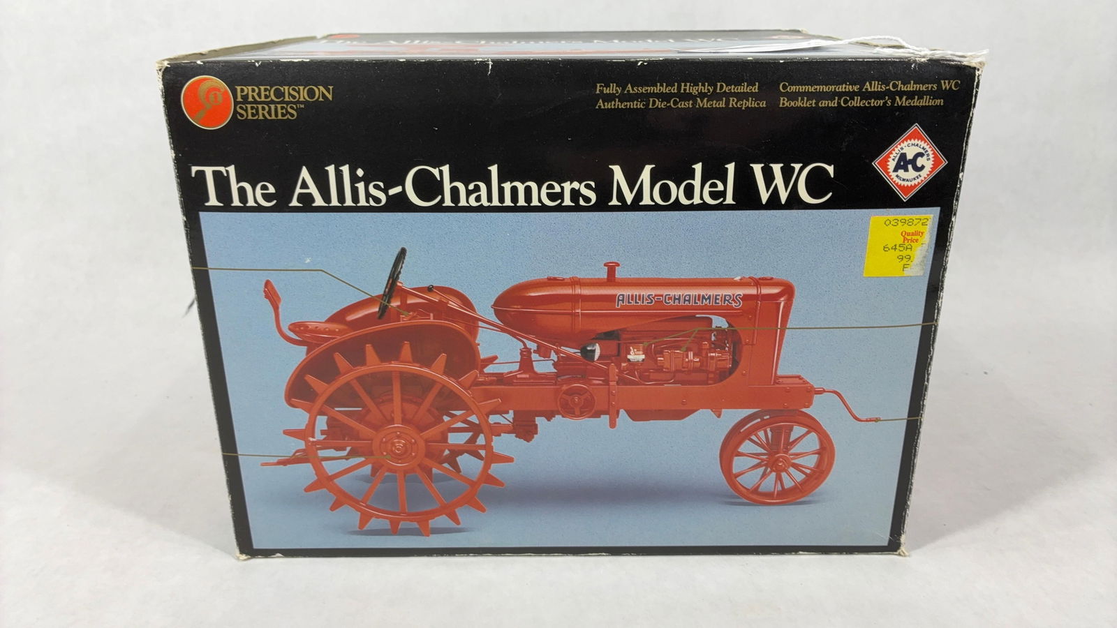Ertl Allis Chalmers NF Model WC Precision Series No. 1 HD Tractor (1 of 5)
