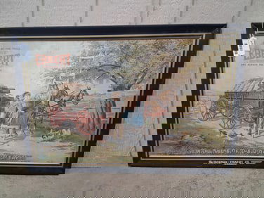 SST The Hickman Ebbert Co. Farm Implement Store Sign