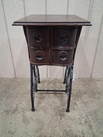 White Base Sewing Cabinet