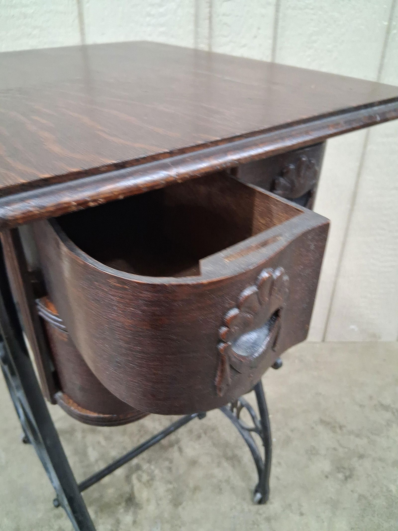 White Base Sewing Cabinet - 8