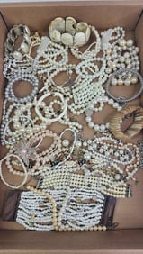 Pearly White & Cream Costume Jewelry