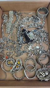 Chains, Steampunk, Chains, and Silver Toned Jewelry