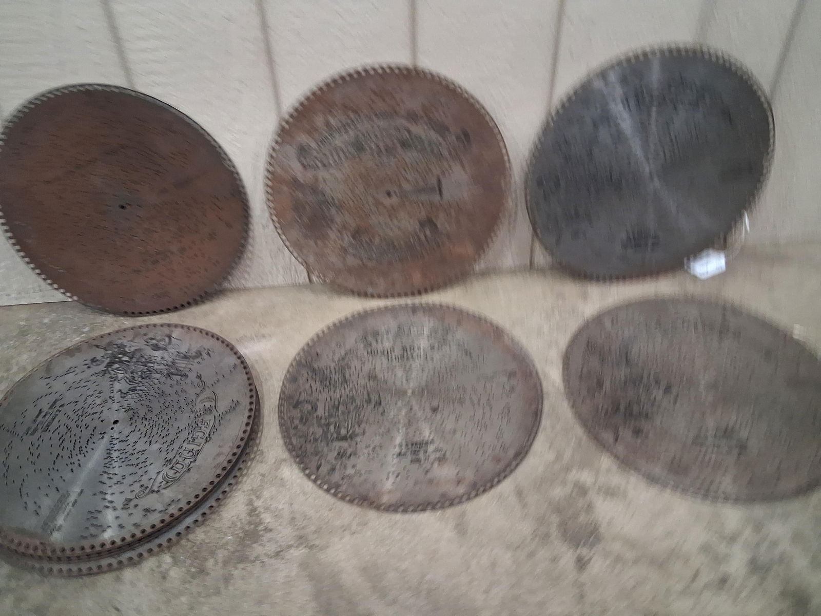 Regina Polyphon Music Box Discs (1 of 9)