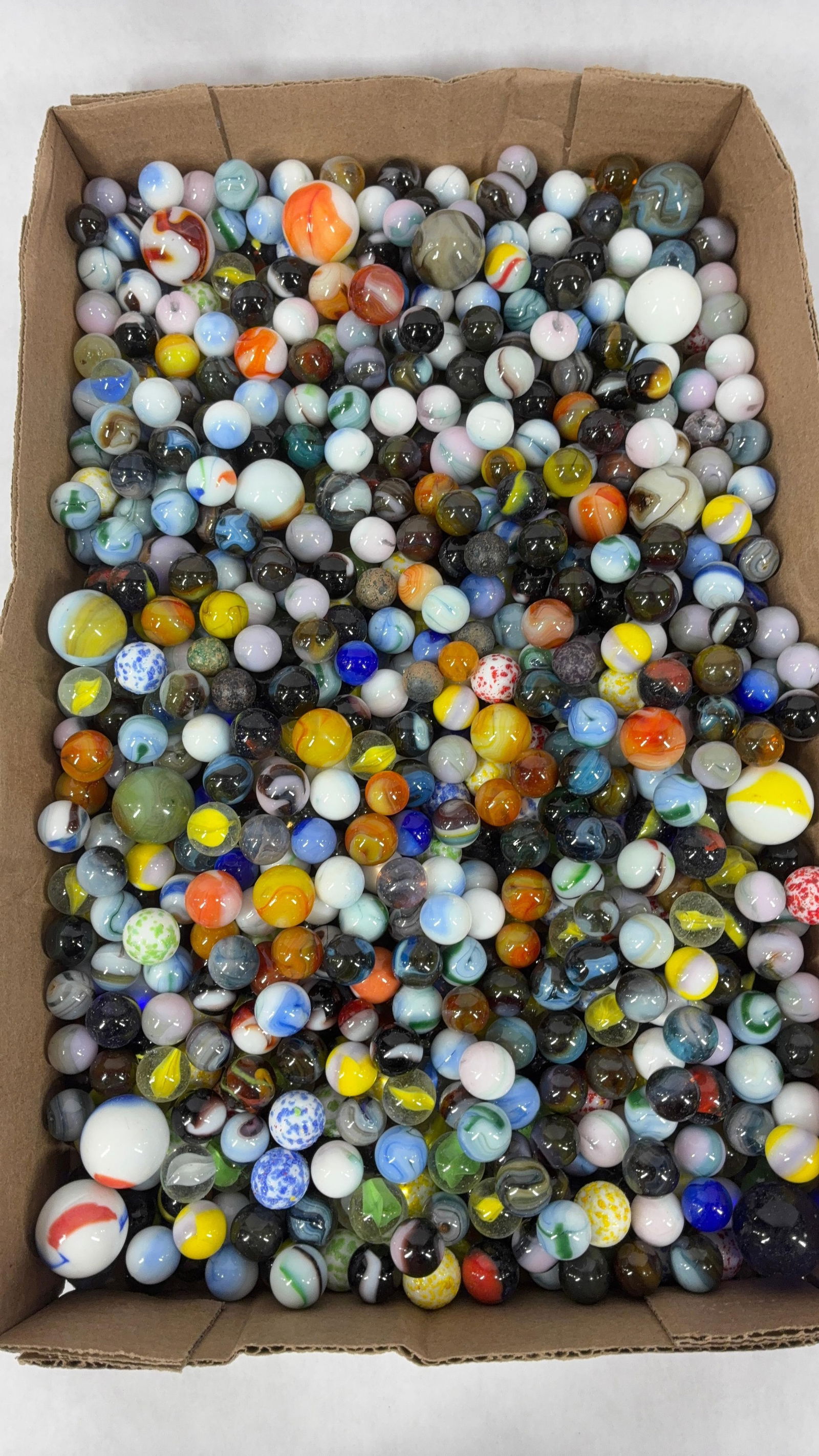 Large Lot of Early Marbles Inc. Clay, Shooters and Uranium & More (1 of 7)