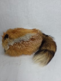 Bonar Phelps Miller Bros. Hat Co. Hat Box w/ Red Fox Hat and Tail