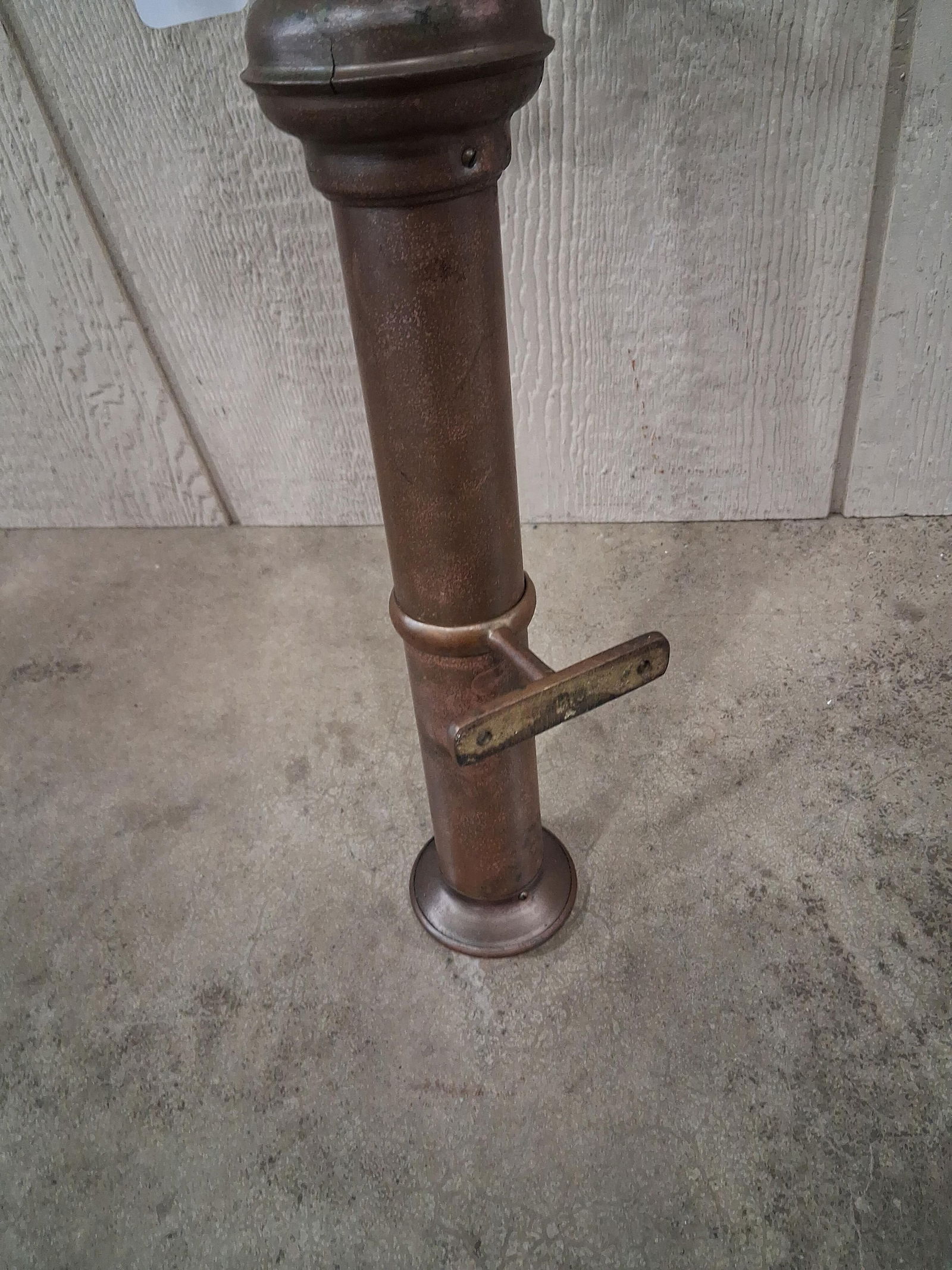 Wall Mount Brass Barbershop Hat Rack - 8