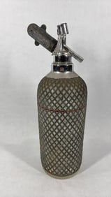 Soda Siphon Wire Mesh Housed Seltzer Bottle