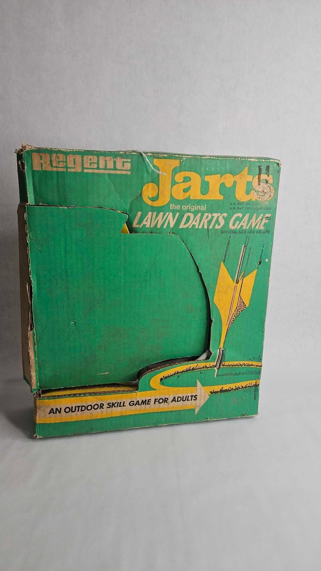 Regent Lawn Darts: In original box, game appears to be complete.