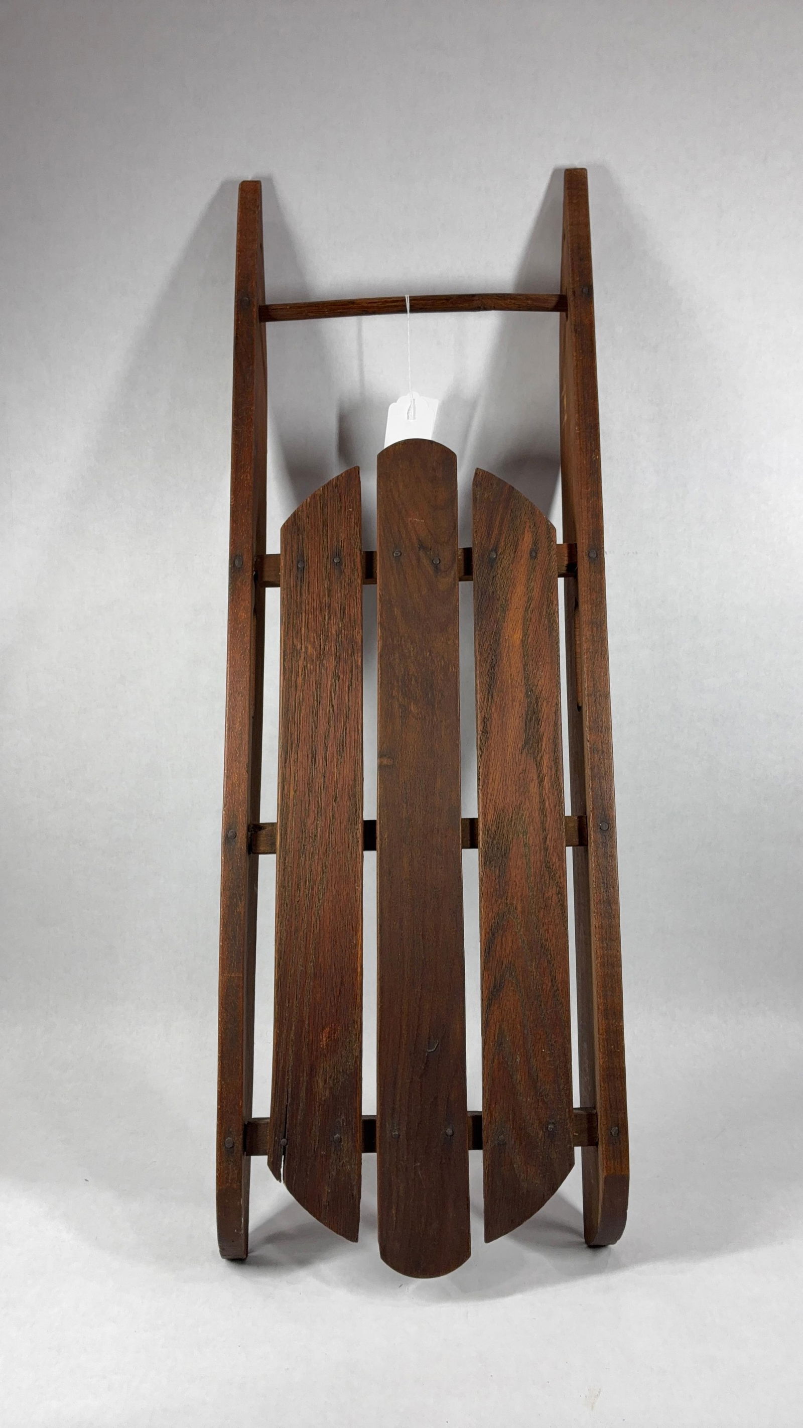 Childs Wooden Runner Sled: Great overall condition measuring 12 x 36