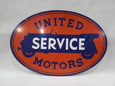 SSP United Motors Service Repro Sign