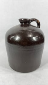 One Gallon Stoneware Crock Whiskey Jug