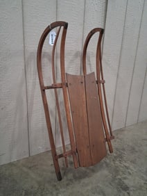 Primitive Childs Wooden Runner Sled