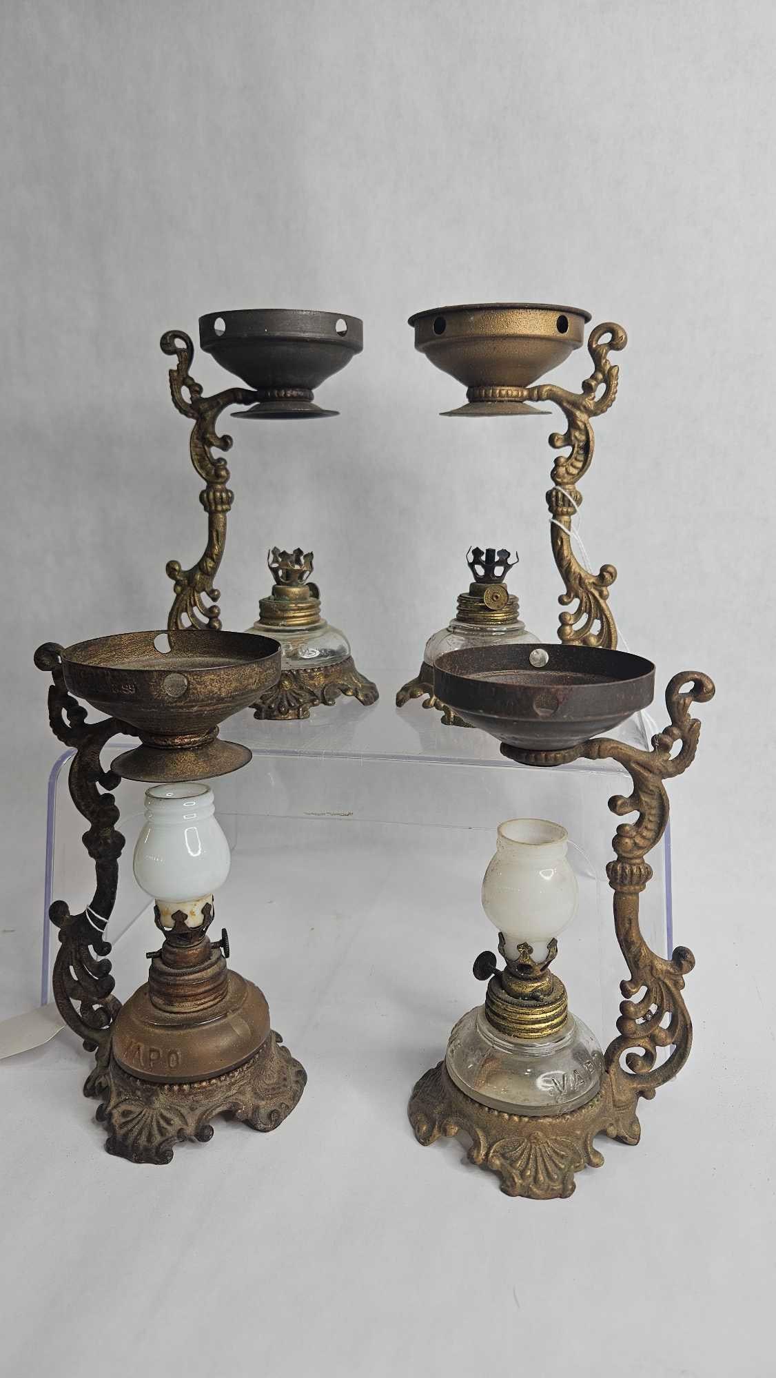 Antique Vapo Cresolene Kerosene Oil Lamp Vaporizer (1 of 9)