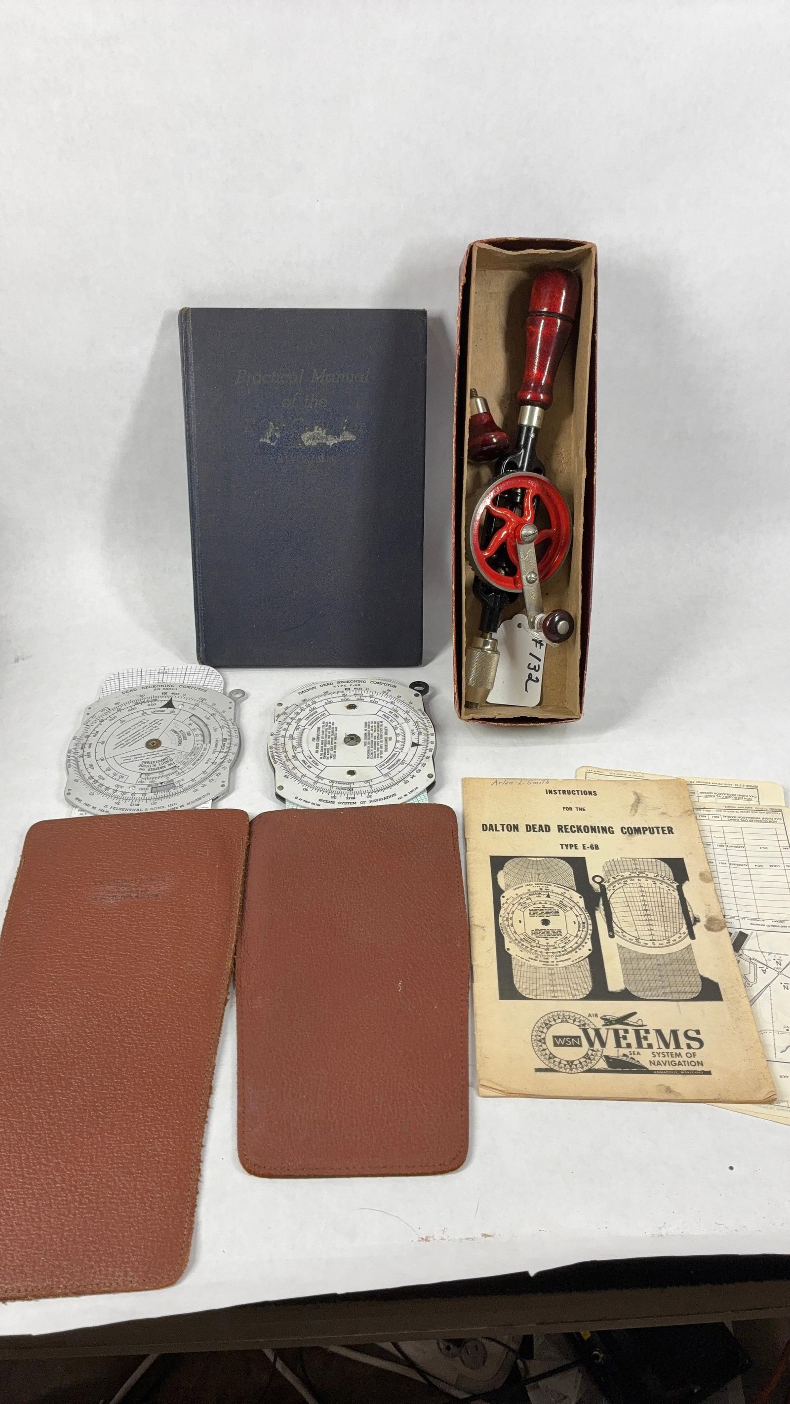 Millers Falls Hand Drill, Practical Manual of Reckoning Computers and More (1 of 6)