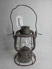 NYC Lines RR Dietz Vesta Lantern w/ Original Glass Globe