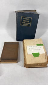 1894 Dr. Chase Home Advisor, Goulds Medical Dictionary & Anatomy, Physiology and Hygiene Books