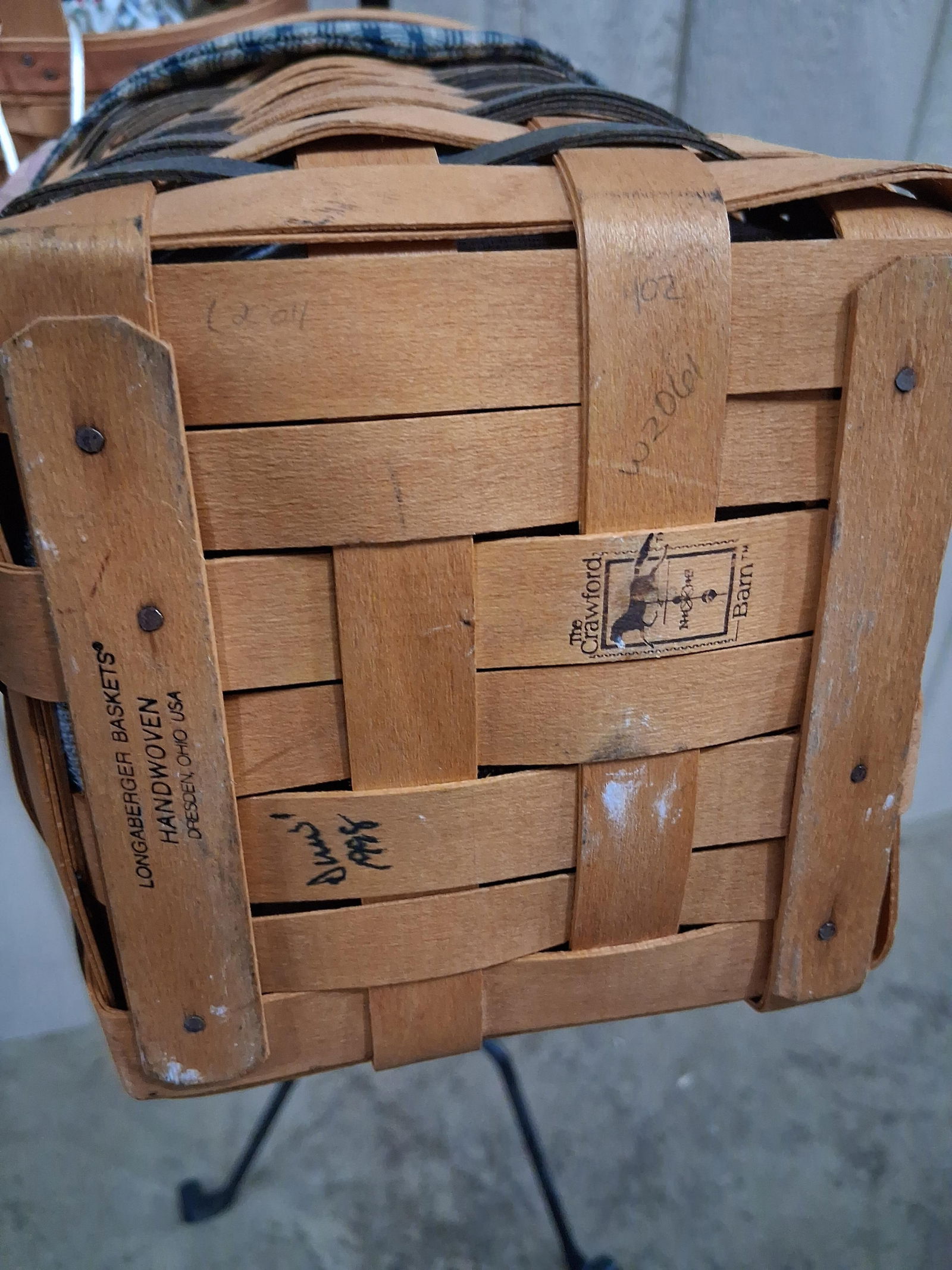 Longaberger Baskets & Display Stand - 6