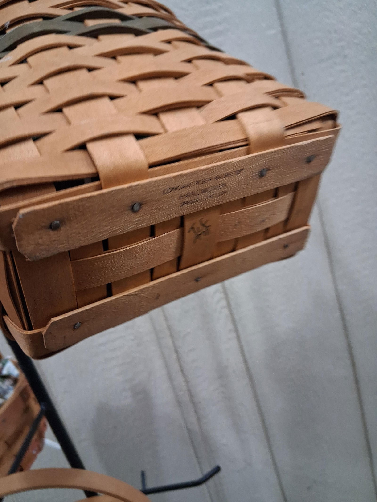 Longaberger Baskets & Display Stand - 8