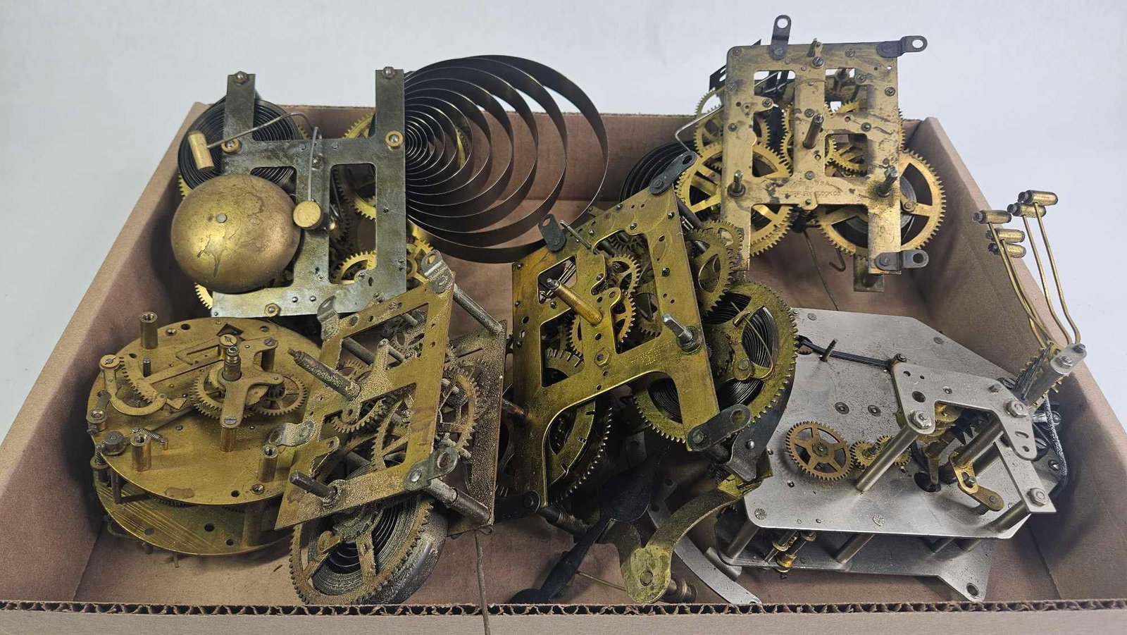 Alarm and Chiming Clock Movements: Several different varieties