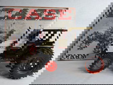 Ertl Case 3294 FWA WF Tractor w/ Cab & SST Case Corp. Farm Tractor 2005 Sign