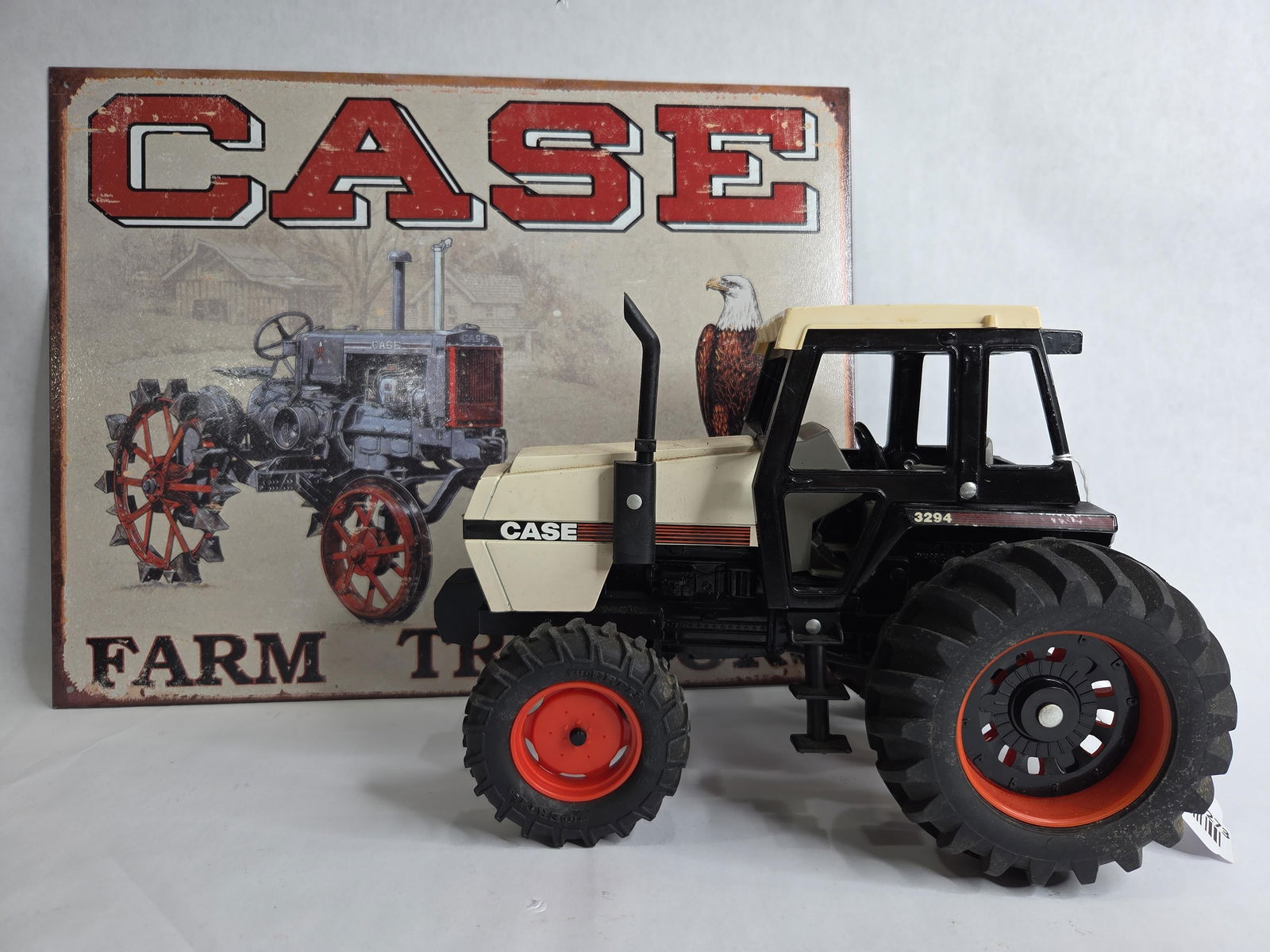 Ertl Case 3294 FWA WF Tractor w/ Cab & SST Case Corp. Farm Tractor 2005 Sign (1 of 15)
