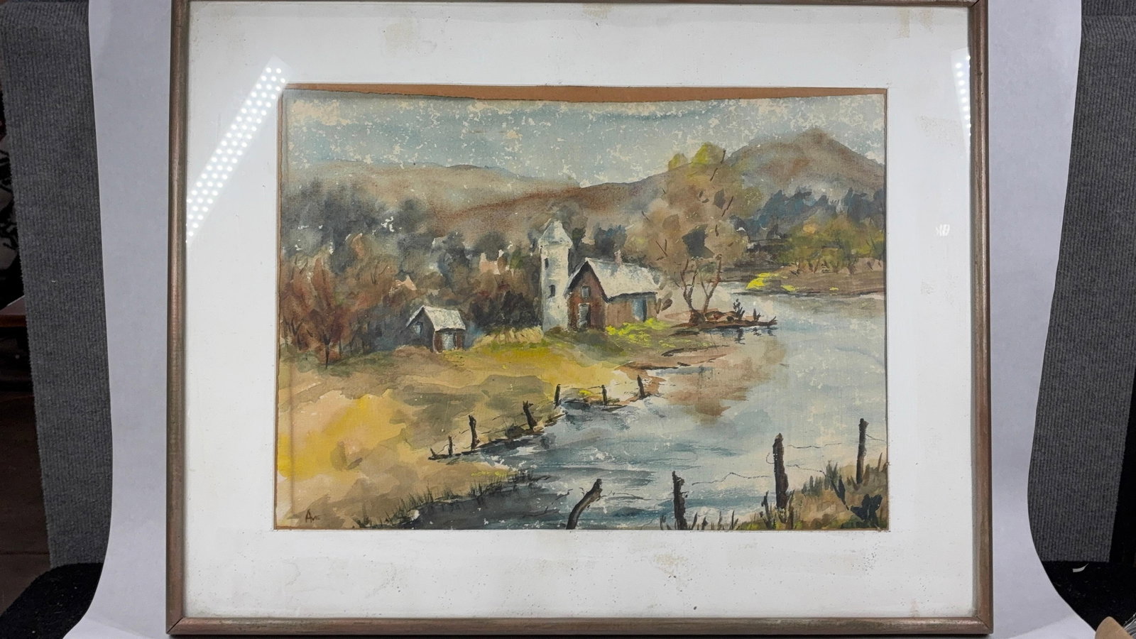 Watercolor Landscape Original Painting By Alvie Urch (1 of 13)