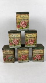 Rigby's Rough Havana Cigar Tins Lot of 6