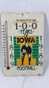 1889 University of Iowa 100 Years of Football SS Therm