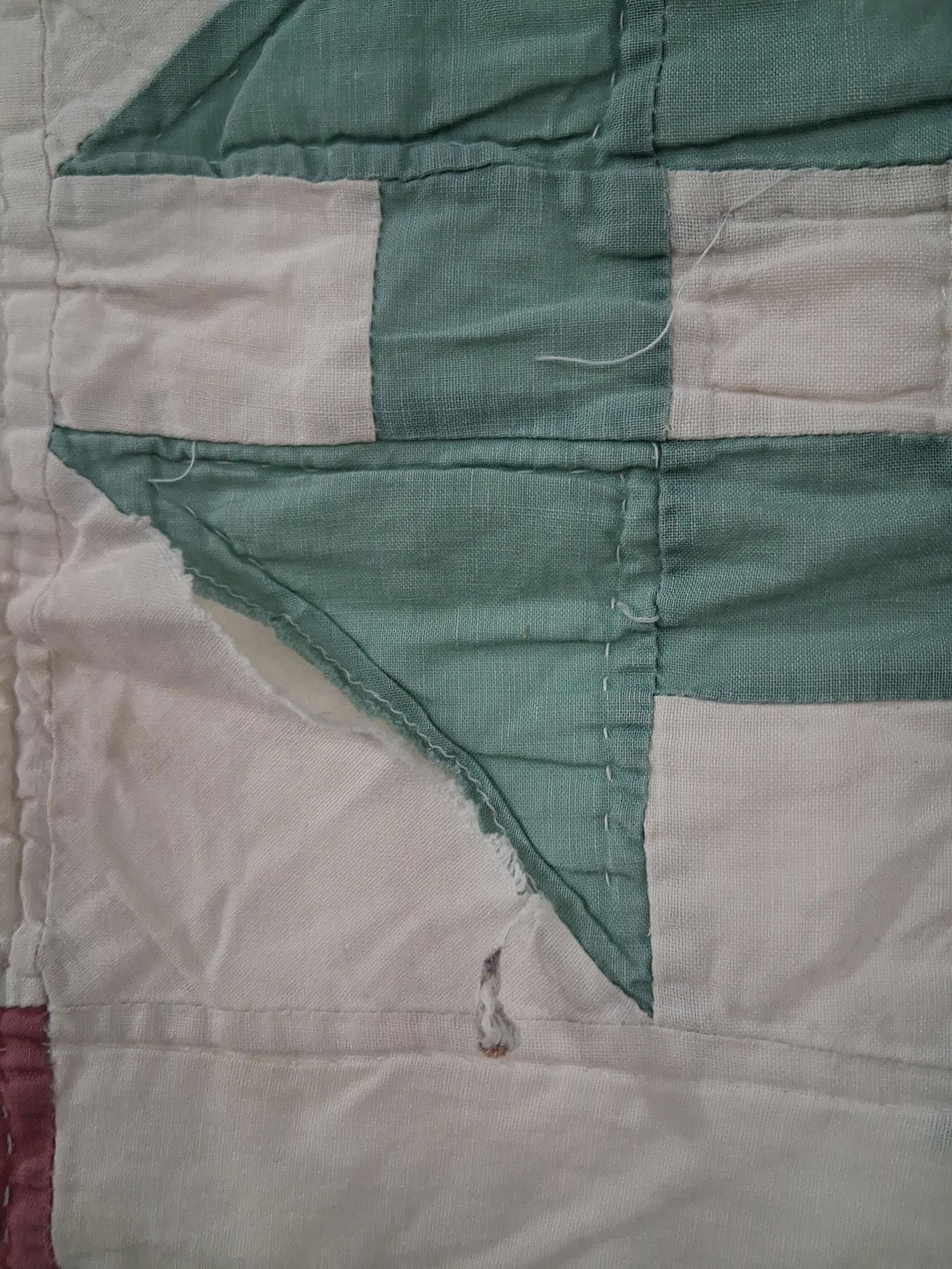 Ohio Star Floral Pattern Quilt - 8