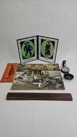 1934 Ticket, Ford Model T Book, and Early Collectibles