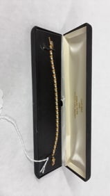 18KT Gold over Sterling Tennis Bracelet