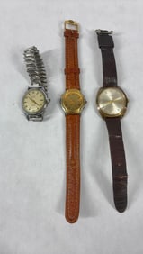 Gucci, Waltham, and Sormel Wrist Watches