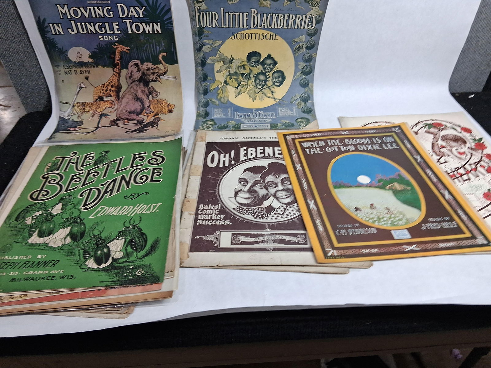 Fantastic Lithograph Imagery Music Booklets: Featuring Black Americana, Native Americans, War tunes, vibrant colorful images and more.