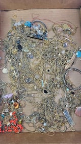 Garnet Stone, Initials, Pendant, and other Chain Jewelry